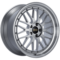 BBS LM 19x9 5x112 ET42 Diamond Silver Center Diamond Cut Lip Wheel - 82mm PFS/Clip Required - My Store