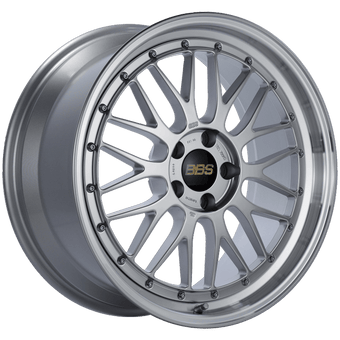 compare product BBS LM 19x9 5x112 ET42 Diamond Silver Center Diamond Cut Lip Wheel -82mm PFS/Clip Required