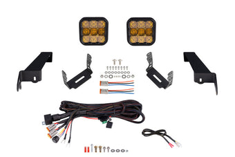 compare product Diode Dynamics 18-21 Jeep JL Wrangler SS5 Bumper LED Pod Light Kit - Yellow Pro Combo