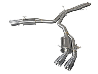 compare product aFe 18-20 Audi RS5 Coupe MACH Force-Xp 3in to 2.5in 304 SS Axle-Back Exhaust System-Quad Polish Tips