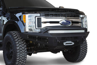 compare product Addictive Desert Designs 17-18 Ford F-250 HoneyBadger Front Bumper w/ Winch Mount