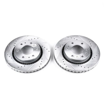 compare product Power Stop 06-07 Buick Rainier Front Evolution Drilled & Slotted Rotors - Pair