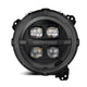 AlphaRex 18 - 23 Jeep Wrangler JL/Gladiator JT LED Proj Headlights Alpha - Blk w/ Activ Light/Seq Signal - My Store