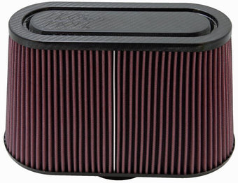 compare product K&N Universal Filter with Carbon Fiber Top & Base-12in Base O/S Length x 6in Base O/S Width x 7in H
