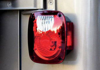 compare product Rampage 1976-1983 Jeep CJ5 Taillight Conversion Kit - Brite