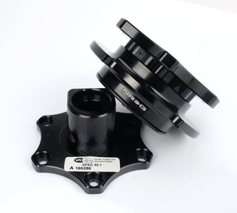 compare product NRG Quick Release SFI SPEC 42.1 - Shiny Black Body / Shiny Black Ring