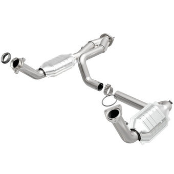 compare product MagnaFlow Conv DF 02-06 Cadillac Escalade / 02-06 Chevy Avalanche 5.3L Dual Conv Y-Pipe Assembly 2WD
