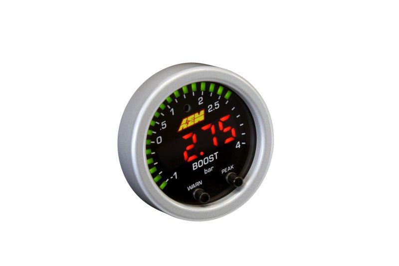 AEM X - Series Boost Pressure - 30inHg 60psi Gauge Kit - My Store