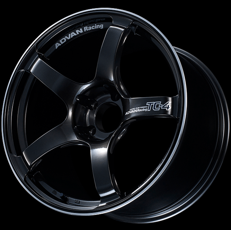 Advan TC4 18x11 +30 5 - 114.3 Racing Black Gunmetallic & Ring - My Store