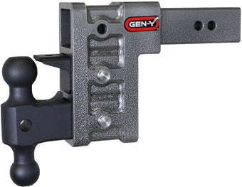 compare product Gen-Y Mega Duty 2.5in Shank 6in Drop 3K TW 21K Hitch w/GH-061 Dual-Ball/GH-062 Pintle Lock