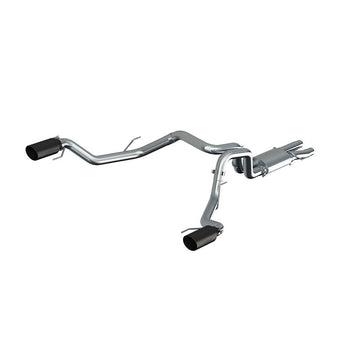 compare product MBRP 17-20 Ford F-150 Raptor 3.5L Ecoboost Dual Rear Exit T409 3in Resonator Back Exhaust System