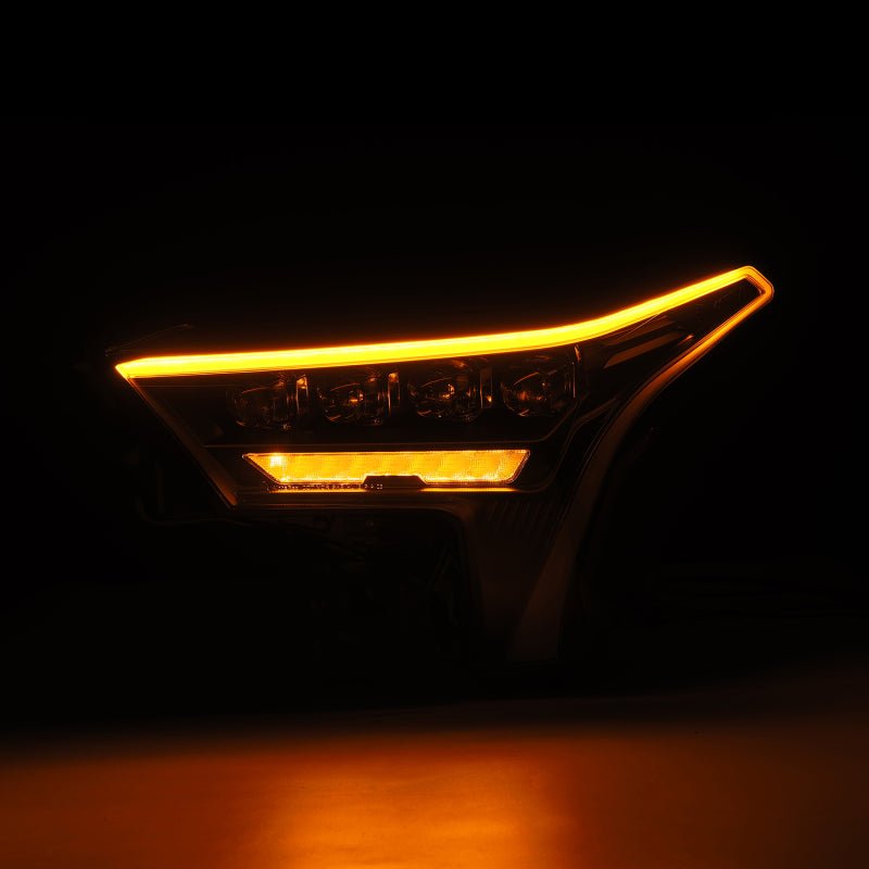 AlphaRex 22 - 23 Toyota Tundra NOVA - Series Headlights Black w/Amber DRL - Req 810029 OR 810030 - My Store