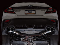 AWE Tuning 22 - 25 Subaru VB WRX Track Edition Axle - Back Exhaust - Chrome Silver Tips - My Store