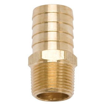 compare product Edelbrock Fitting Brass Hose 1 00In Hose I D X 3/4-14 Pipe for Sb-Chrys Manifolds