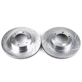 compare product Power Stop 03-09 Lexus GX470 Front Evolution Drilled & Slotted Rotors - Pair