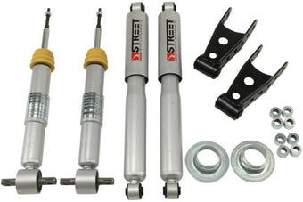 compare product Belltech 14-17 Silver/Sierra All Cabs 2wd 1 or -2in. F/2 or 3in. R Drop W/ SP Shocks Lowering Kits
