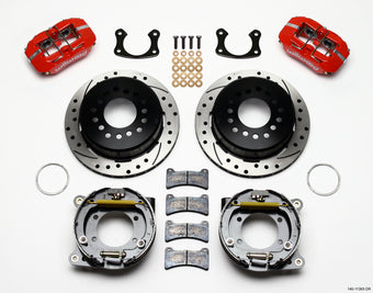 compare product Wilwood Dynapro Low-Profile 11.00in P-Brake Kit Drill-Red Small Ford 2.66in Offset