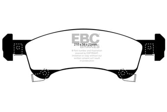 compare product EBC 02-06 Ford Expedition 4.6 2WD Yellowstuff Front Brake Pads