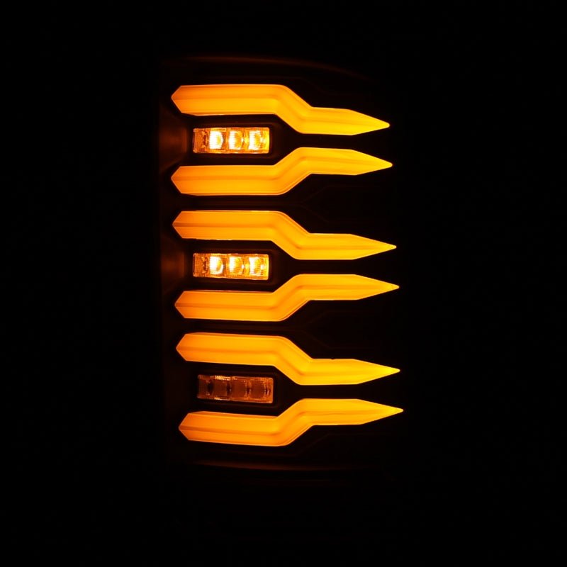 AlphaRex 07 - 13 GMC Sierra 1500/07 - 14 2500/3500HD (No Classic/Dually) Luxx - Series LED Tail Lights Blk - My Store