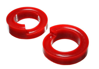 compare product Energy Suspension 2005-07 Ford F-250/F-350 SD 2/4WD Front Coil Spring Isolator Set - Red