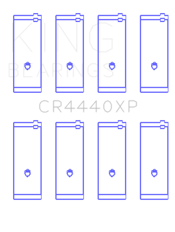 King Engine Bearings Ford Cortina 2000 Xl (Size +0.50mm) Connecting Rod Bearing Set - My Store