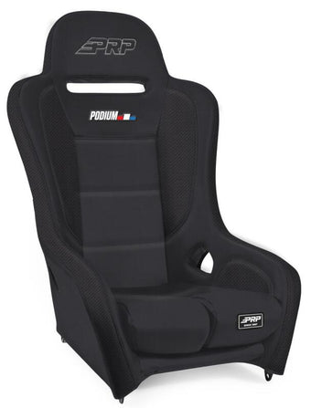 compare product PRP Podium Elite Suspension Seat- Black Vinyl - Black