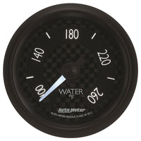 Autometer GT Series 52mm Full Sweep Electronic 100 - 260 Deg F Water Temperature Gauge - My Store