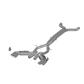 compare product MBRP 2016+ Chevy Camaro SS 6.2L 3in Dual Cat-Back Quad Tip Exhaust Street Version w/ SS T409 Tips
