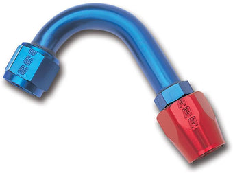 compare product Russell Performance -6 AN Red/Blue 120 Degree Full Flow Hose End (1in Centerline Radius)