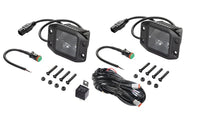 Hella Universal Black Magic 3.2in L.E.D. Cube Kit - Flood Beam (Flush Mount) - My Store
