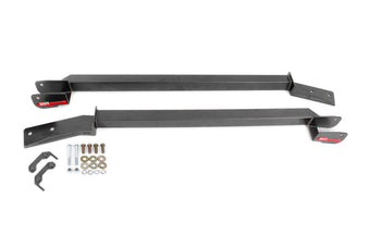compare product BMR 93-02 F-Body Non-Convertible Bolt-On Boxed Subframe Connectors - Black Hammertone