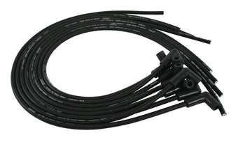 compare product Moroso Universal Ignition Wire Set - Ultra 40 - Unsleeved - 90 Degree - Black