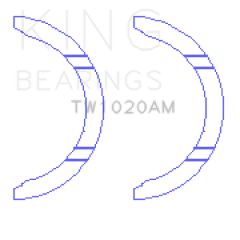 compare product King Engine Bearings 05-12 Nissan VQ40DE 6 Cyl Thrust Washer Set