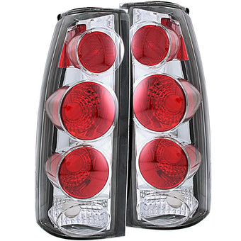 compare product ANZO 1999-2000 Cadillac Escalade Taillights Chrome 3D Style