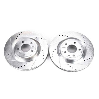 compare product Power Stop 11-14 Ford Mustang Front Evolution Drilled & Slotted Rotors - Pair