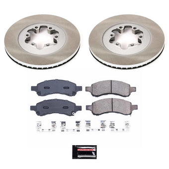compare product Power Stop 09-12 GMC Canyon Front Semi-Coated Rotor Kit