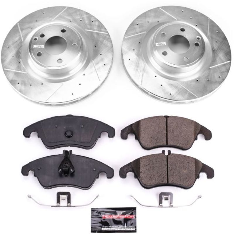 Power Stop 17 - 18 Mercedes - Benz SLC300 Front Z23 Evolution Sport Brake Kit - My Store