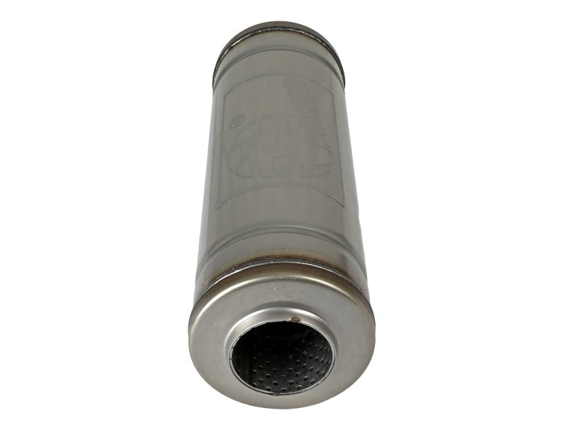 aFe MACH Force - Xp Muffler 2 - 1/2 IN ID Center/Center x 9 IN Dia. x 14 IN L - Round Body - My Store