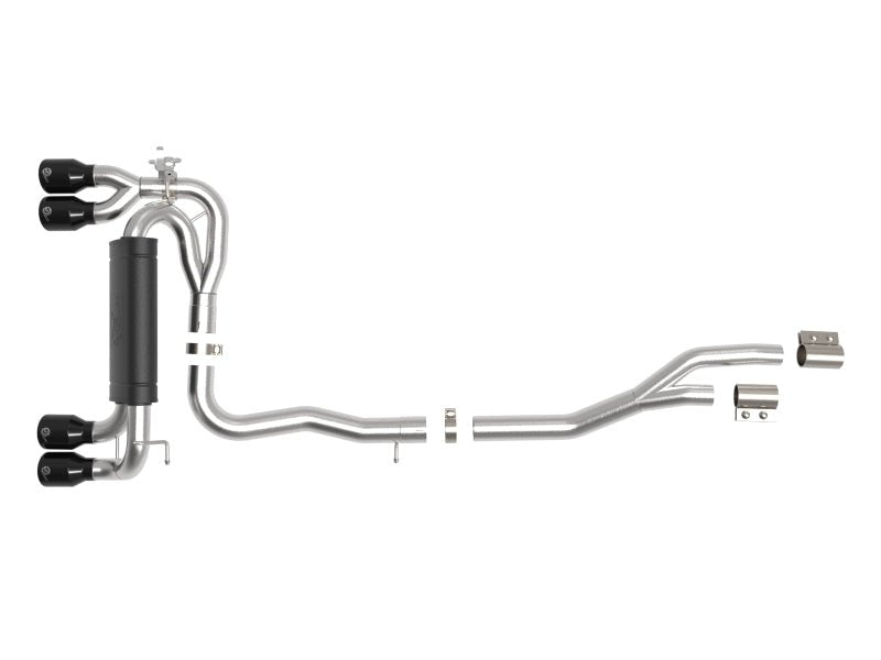 aFe MACHForce XP Exhausts Cat - Back SS 19 - 21 BMW M2 Competition L6 - 3.0L w/Black Tips - My Store