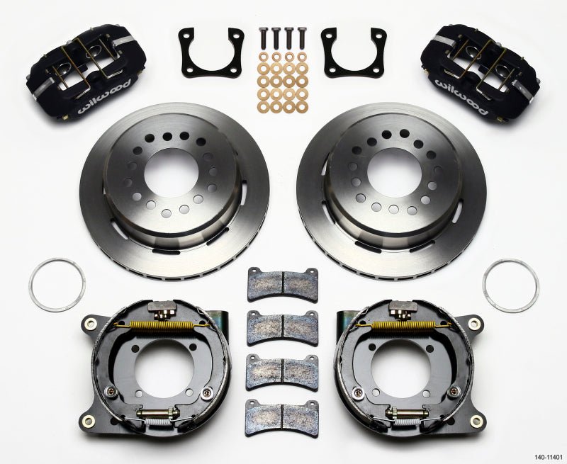 Wilwood Dynapro Low - Profile 11.00in P - Brake Kit Chevy 12 Bolt Spcl 2.81in Offset - My Store