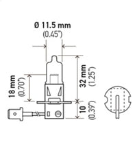 Hella H3 12V 55W Xen White XB Bulb (Pair) - My Store