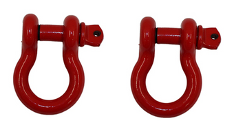 compare product Fishbone Offroad D Ring 3/4In Red 2 Piece Set