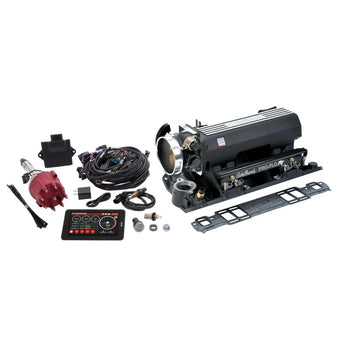 compare product Edelbrock Pro Flo 4 Fuel Inject Kit XT Seq Port SBC 429/460 1986 625 Max HP 35 LbHr Injectors Black