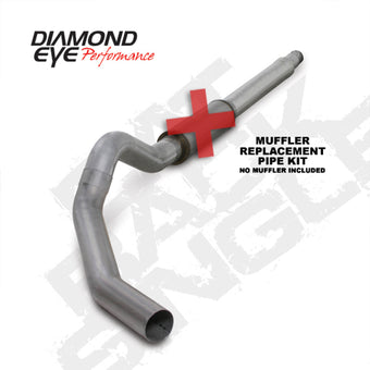 compare product Diamond Eye KIT 5in Catback MFLR RPLCMENT PIPE Single AL: 03-07 FORD 6.0L F250/F350