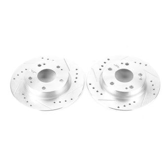 compare product Power Stop 16-19 Honda Civic Rear Evolution Drilled & Slotted Rotors - Pair