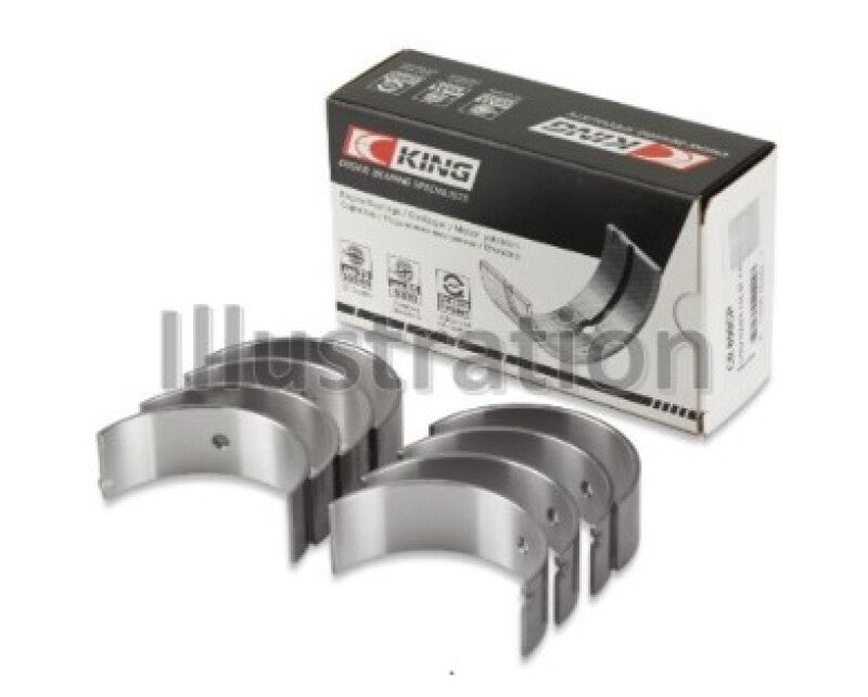 King Engine Bearings Mitsubishi 4D55T/4D56T/4G52 (Size +0.50mm) Connecting Rod Bearing Set - My Store