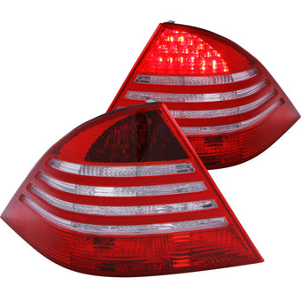 compare product ANZO 2000-2005 Mercedes Benz S Class W220 LED Taillights Red/Clear
