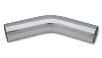 compare product Vibrant .75in O.D. Universal Aluminum Tubing (45 Degree Bend) - Polished