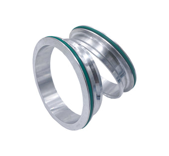 compare product Granatelli Aluminum Dual Seal Clamp 4.0in Weld-on Ferrule Set