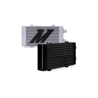 compare product Mishimoto Universal Small Bar and Plate Dual Pass Silver Oil Cooler
